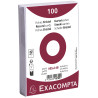 Paquet 100 fiches sous film - bristol dots non perforé - 105x148mm