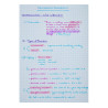 Chemise 3 rabats à élastiques Aquarel + 25 fiches bristol A5 - 4 couleurs assorties