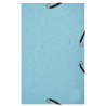 Chemise 3 rabats à élastiques Aquarel + 25 fiches bristol 125x200mm - 4 couleurs assorties