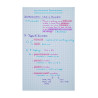 Chemise 3 rabats à élastiques Aquarel + 25 fiches bristol 125x200mm - 4 couleurs assorties