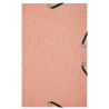 Chemise 3 rabats à élastiques Aquarel + 25 fiches bristol 125x200mm - 4 couleurs assorties