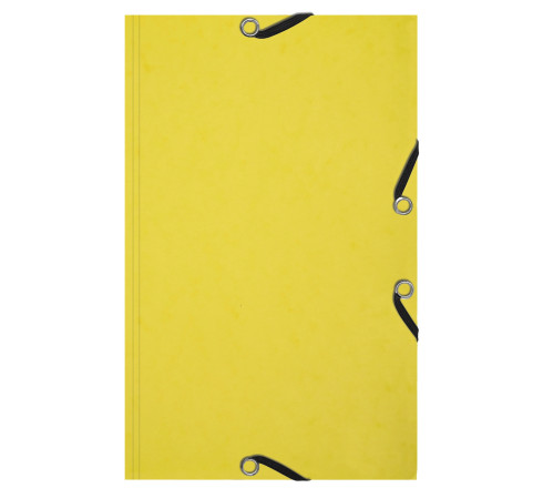 Chemise 3 rabats à élastiques Aquarel + 25 fiches bristol 125x200mm - 4 couleurs assorties