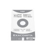 Étui de 100 fiches - bristol quadrillé 5x5 non perforé 75x125mm