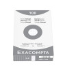 Étui de 100 fiches - bristol quadrillé 5x5 non perforé 100x150mm