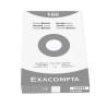 Étui de 100 fiches - bristol quadrillé 5x5 non perforé 125x200mm