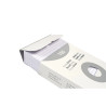 Étui de 100 fiches - bristol quadrillé 5x5 non perforé 148x210mm