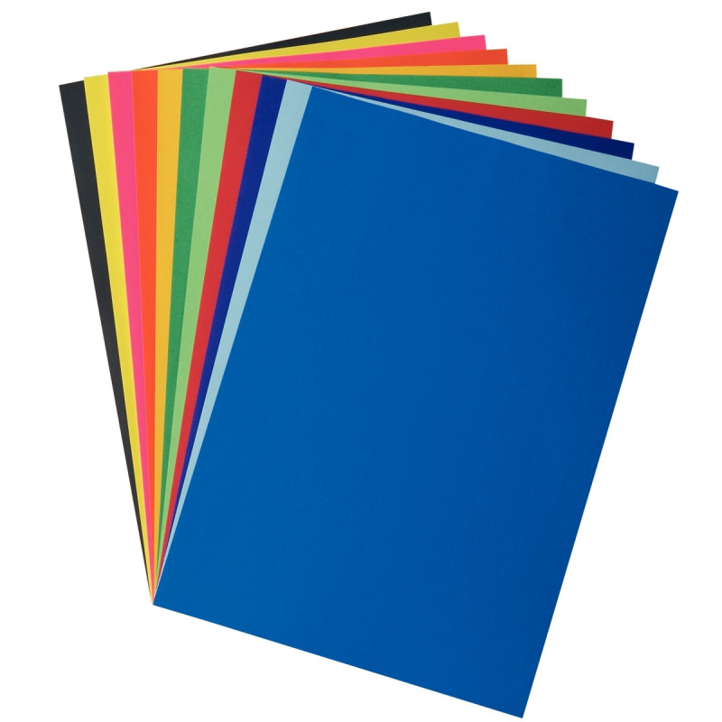Paquet de 25 feuilles affiche 80g 60x80cm jaune citron