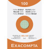 Étui de 100 fiches - bristol quadrillé 5x5 105x148mm