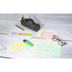Étui de 100 fiches - bristol ligné non perforé 210x297mm