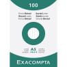 Étui de 100 fiches - bristol ligné non perforé 148x210mm