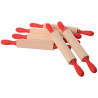 Lot de 6 rouleaux de modelage en bois
