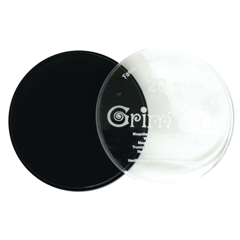 Galet de 20 ml de maquillage aquarellable GRIM'TOUT coloris noir