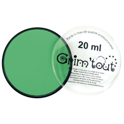 Galet de 20 ml de maquillage aquarellable GRIM'TOUT coloris vert pré