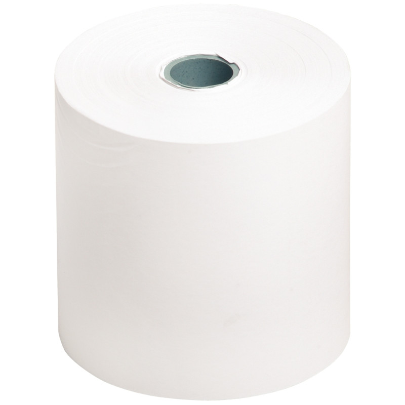 Paquet de 10 bobines comptables de papier blanc thermique format 57 x