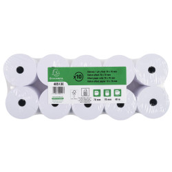 Bobine pour machine à calculer 70x70 mm - 1 pli offset extra-blanc 60g/m2.