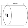 Bobine pour machine à calculer et caisse 57x70 mm - 1 pli offset extra-blanc 60g/m2 - Jet d'encre.