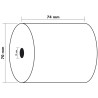 Bobine pour machine à calculer 74x70 mm - 1 pli offset extra-blanc 60g/m2