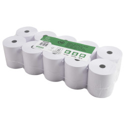 Bobine pour machine à calculer 74x70 mm - 1 pli offset extra-blanc 60g/m2