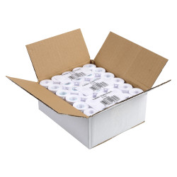 Bobine sans mandrin pour machines à calculer 57x25 mm - 1 pli offset extra-blanc 60g/m2.
