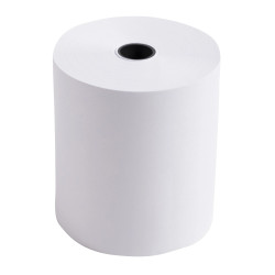 Bobine pour tickets de caisse 76x70 mm - 1 pli offset extra-blanc 60g/m2.