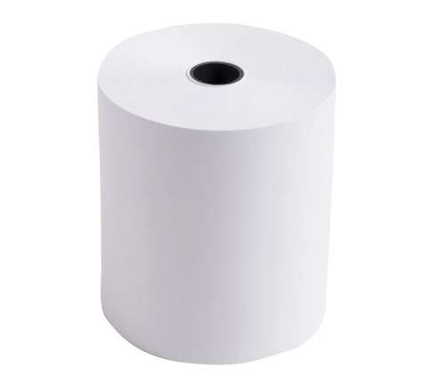 Bobine pour tickets de caisse 76x70 mm - 1 pli offset extra-blanc 60g/m2.