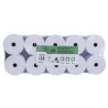 Bobine pour tickets de caisse 76x80 mm - 1 pli offset extra-blanc 60g/m2.