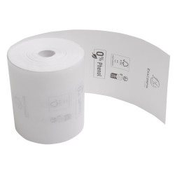 Bobine pour tickets de caisse 80x72mm - 76m - 1 pli thermique 48g/m2 sans phénol et sans plastique