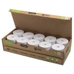 Bobine pour tickets de caisse 80x72mm - 76m - 1 pli thermique 48g/m2 sans phénol et sans plastique