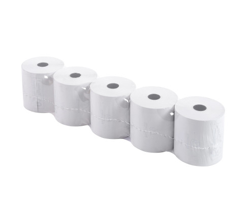 Bobine pour tickets de caisse et carte bancaire 57x60mm - 44m - 1 pli thermique 55g/m2