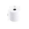 Bobine pour tickets de caisse et carte bancaire 57x60mm - 44m - 1 pli thermique 55g/m2