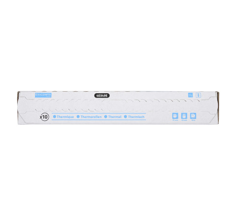 Bobine pour tickets de carte bancaire 57x40mm - 18m - 1 pli thermique 55g/m2.