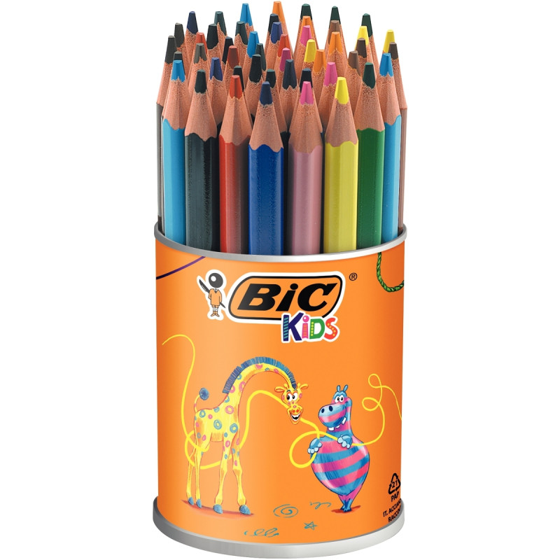 Baril de 48 crayons de couleur Évolution triangulaire
