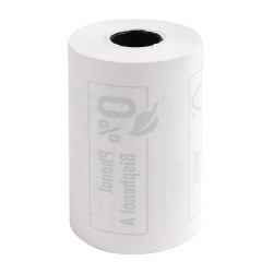Bobine pour tickets de carte bancaire 57x40mm - 18m - 1 pli thermique 55g/m2 sans Phenol.