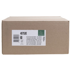 Bobine pour tickets de carte bancaire 57x40mm - 18m - 1 pli thermique 55g/m2 sans Phenol.