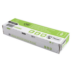 Bobine pour tickets de carte bancaire 57x40mm - 18m - 1 pli thermique 55g/m2 sans Phenol.