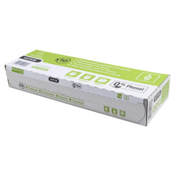 Bobine pour tickets de carte bancaire 57x40mm - 18m - 1 pli thermique 55g/m2 sans Phenol.
