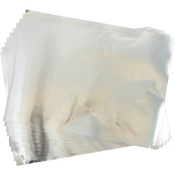 Pochette 10 feuilles métal à repousser aluminium format 30 x 16 cm