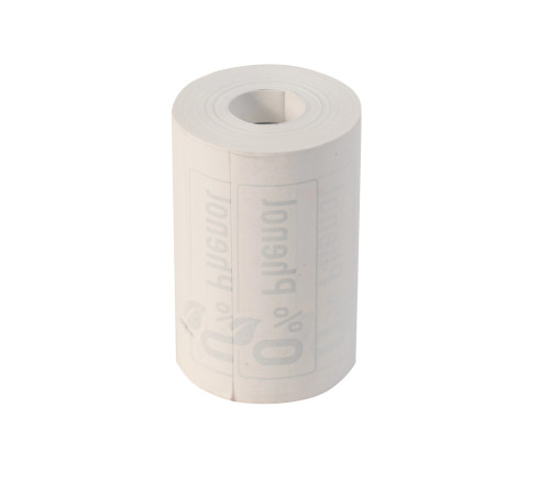 Bobine pour tickets de carte bancaire 57x40mm - 18m - 1 pli thermique 55g/m2 sans phénol et sans plastique