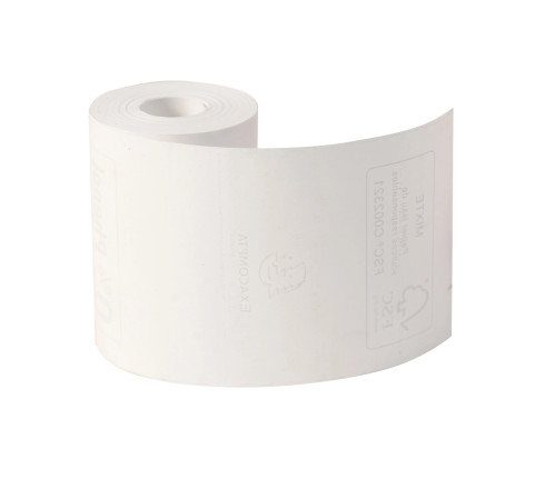 Bobine pour tickets de carte bancaire 57x40mm - 18m - 1 pli thermique 55g/m2 sans phénol et sans plastique