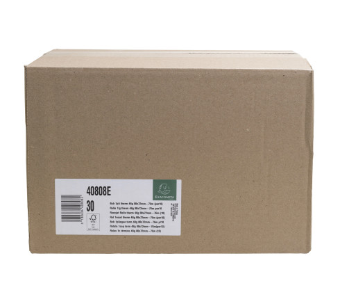 Bobine pour tickets de caisse 80x72mm - 76m - 1 pli thermique 48g/m2.