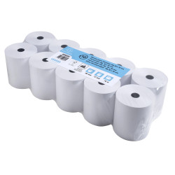 Bobine pour tickets de caisse 80x72mm - 76m - 1 pli thermique 48g/m2.