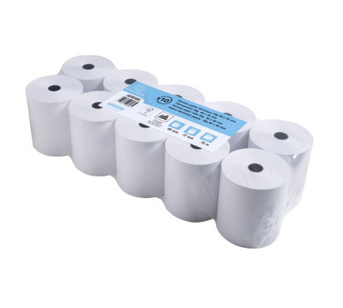 Bobine pour tickets de caisse 80x72mm - 76m - 1 pli thermique 48g/m2.