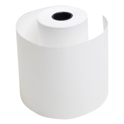 Bobine pour tickets de carte bancaire 57x37mm - 18m - 1 pli thermique 55g/m2 sans Phenol
