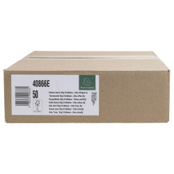 Bobine pour tickets de carte bancaire 57x46mm - 24m - 1 pli thermique 55g/m2 sans Phenol