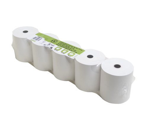 Bobine pour tickets de caisse 80x73mm - 70m - 1 pli thermique 55g/m2 sans Phenol