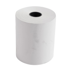 Bobine pour tickets de carte bancaire 60x47mm - 25m - 1 pli thermique 55g/m2.