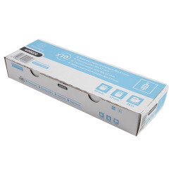 Bobine pour tickets de carte bancaire 60x47mm - 25m - 1 pli thermique 55g/m2.