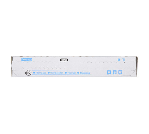 Bobine pour tickets de carte bancaire 57x46mm - 24m - 1 pli thermique 55g/m2.