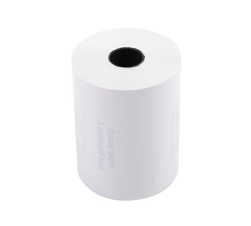 Bobine pour tickets de carte bancaire 57x46mm - 24m - 1 pli thermique 55g/m2.