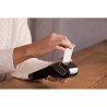 Bobine pour tickets de carte bancaire 57x46mm - 24m - 1 pli thermique 55g/m2.